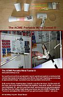 The original DIY Portable Wind Tunnel for testing trim and decalage on aircraft @ www.jamesandtracy.co.uk